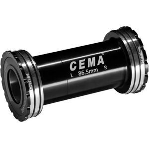 Cema Bb386 Stainless Steel Shimano Bottom Bracket Cups Black 86.5 mm unisex Cema Bb386 Stainless Steel Shimano Bottom Bracket Cups Black 86.5 mm unisex
