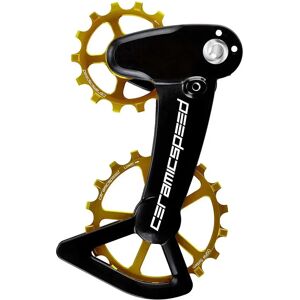Ceramicspeed Ospw X Shimano Xt/xtr 12s Coated Jockey Wheel System Black / Gold 14/18t unisex Ceramicspeed Ospw X Shimano Xt/xtr 12s Coated Jockey Wheel System Black / Gold 14/18t unisex