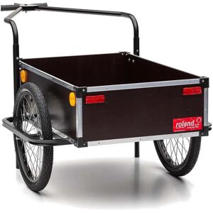 Roland Profi 20´´ Bike Trailer Black / Brown / Silver Max 40 kg male Roland Profi 20´´ Bike Trailer Black / Brown / Silver Max 40 kg male