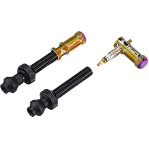 Granite Design Juicy Nipple Valves 2 Units Black / Rainbow 44 mm unisex Granite Design Juicy Nipple Valves 2 Units Black / Rainbow 44 mm unisex