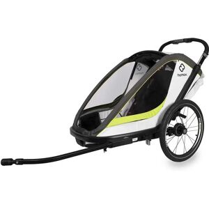 Hamax Breeze Bike Trailer White / Green Max 42 kg male Hamax Breeze Bike Trailer White / Green Max 42 kg male