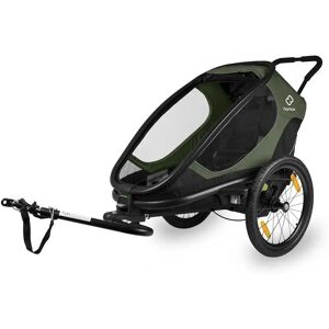 Hamax Outback Bike Trailer Green / Black Max 44 kg male Hamax Outback Bike Trailer Green / Black Max 44 kg male