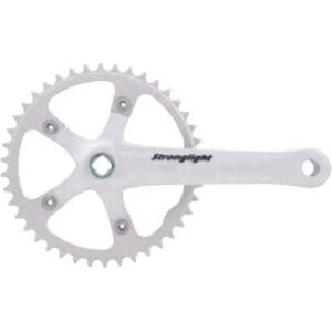 Stronglight Silver Impact Crankset - Crankset - 42T Stronglight Silver Impact Crankset - Crankset - 42T