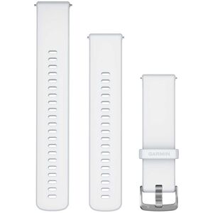 Garmin Quick Release Strap 22 Mm White / Silver One Size unisex Garmin Quick Release Strap 22 Mm White / Silver One Size unisex
