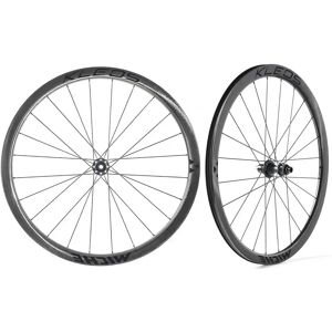 Miche Kleos Dx 36-36 Cl Disc Tubeless Road Wheel Set Black 12 x 100 / 12 x 142 mm unisex Miche Kleos Dx 36-36 Cl Disc Tubeless Road Wheel Set Black 12 x 100 / 12 x 142 mm unisex