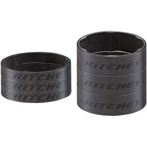 Ritchey Wcs Carbon Headset Spacer 6 Units Black Matte 3x5/3x10 mm unisex Ritchey Wcs Carbon Headset Spacer 6 Units Black Matte 3x5/3x10 mm unisex