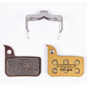 Braking Sram Red Hydraulic/level Ultimate/level Tlm Metallic Carbon Disc Brake Pads Gold One Size unisex Braking Sram Red Hydraulic/level Ultimate/level Tlm Metallic Carbon Disc Brake Pads Gold One Size unisex
