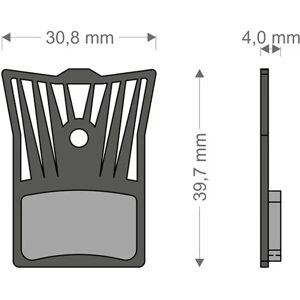 Brenta Ciclo Light Tech Durace/xtr/mcx1 Shimano/rever/tektro Disc Brake Pads Black / Silver One Size unisex Brenta Ciclo Light Tech Durace/xtr/mcx1 Shimano/rever/tektro Disc Brake Pads Black / Silver One Size unisex