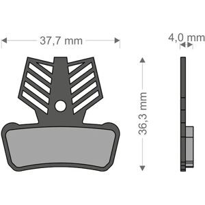 Brenta Ciclo Light Tech Xo-elixir Trail/rsc/r/t Avid/sram Disc Brake Pads Black / Silver One Size unisex Brenta Ciclo Light Tech Xo-elixir Trail/rsc/r/t Avid/sram Disc Brake Pads Black / Silver One Size unisex