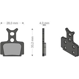 Brenta Ciclo T1 Racing/r1/mega/rx/cura Formula Sintered Disc Brake Pads Black / Silver One Size unisex Brenta Ciclo T1 Racing/r1/mega/rx/cura Formula Sintered Disc Brake Pads Black / Silver One Size unisex