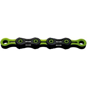 Kmc Dlc 11 Waxed Chain Black / Apple Green 118 Links unisex Kmc Dlc 11 Waxed Chain Black / Apple Green 118 Links unisex
