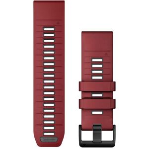 Garmin QuickFit 22 mm Watch Band - Flame Red/Graphite Silicone Garmin QuickFit 22 mm Watch Band - Flame Red/Graphite Silicone