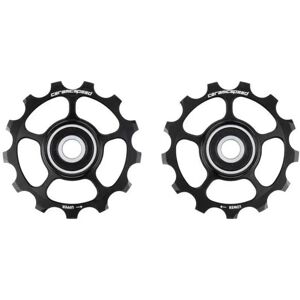 Ceramicspeed Shimano Grx Rx-822 1x12s Jockey Wheel Set Black Coated One Size unisex Ceramicspeed Shimano Grx Rx-822 1x12s Jockey Wheel Set Black Coated One Size unisex