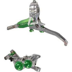 Hope Tech 4 V4 Pvc Rear Brake Silver / Green One Size unisex Hope Tech 4 V4 Pvc Rear Brake Silver / Green One Size unisex