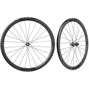 Miche Graff All Road Cl Disc Tubeless Gravel Wheel Set Black 12 x 100/12 x 142 mm unisex Miche Graff All Road Cl Disc Tubeless Gravel Wheel Set Black 12 x 100/12 x 142 mm unisex
