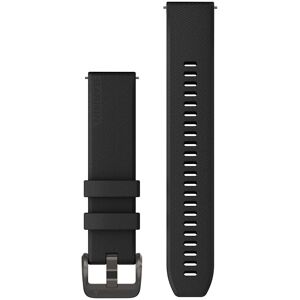 Garmin Quick Release 20 Mm Silicone Strap Black / Black One Size unisex Garmin Quick Release 20 Mm Silicone Strap Black / Black One Size unisex