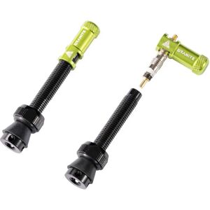 Granite Design Juicy Nipple Presta Valves 2 Units Black / Green 60 mm unisex Granite Design Juicy Nipple Presta Valves 2 Units Black / Green 60 mm unisex