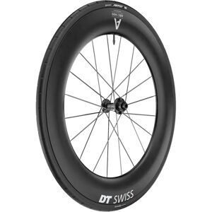Dt Swiss Arc 1400 Dicut 85 Cl Disc Tubeless + Continental Aero 111 26-622 Road Front Wheel Black 12 x 100 mm unisex Dt Swiss Arc 1400 Dicut 85 Cl Disc Tubeless + Continental Aero 111 26-622 Road Front Wheel Black 12 x 100 mm unisex