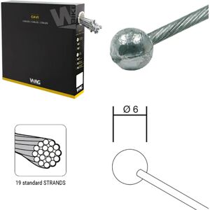 Wag Holland 1.5 X 850 Mm Brake Cable 100 Units Steel One Size unisex Wag Holland 1.5 X 850 Mm Brake Cable 100 Units Steel One Size unisex