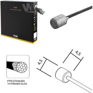 Wag Shimano Teflon 1.1 X 2000 Mm Shift Cable 100 Units Steel One Size unisex Wag Shimano Teflon 1.1 X 2000 Mm Shift Cable 100 Units Steel One Size unisex