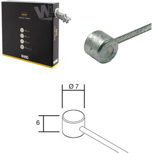 Wag Steel Mtb Brake Cable Galvanized 1.5 X 850 Mm 100 Units Steel One Size unisex Wag Steel Mtb Brake Cable Galvanized 1.5 X 850 Mm 100 Units Steel One Size unisex