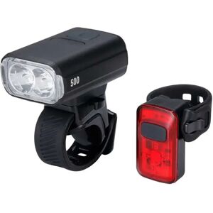 Bbb Nanostrike 500 + Spark 2.0 Light Set Black 500 Lumens unisex Bbb Nanostrike 500 + Spark 2.0 Light Set Black 500 Lumens unisex