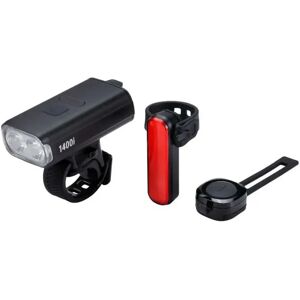 Bbb Strikeduo 1400i + Signal Light Set Black 1400 Lumens unisex Bbb Strikeduo 1400i + Signal Light Set Black 1400 Lumens unisex