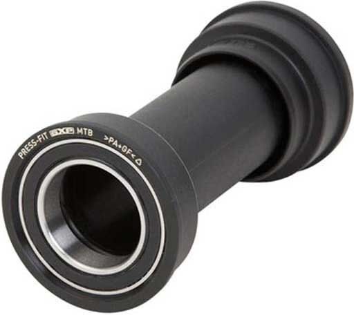 Sram Gxp Mtb Press Fit Fat Bike Bottom Bracket Cups Black 121 mm unisex