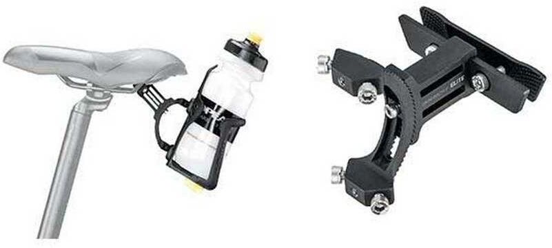 Topeak Omni Backup Elite Bottle Cage Gray One Size unisex