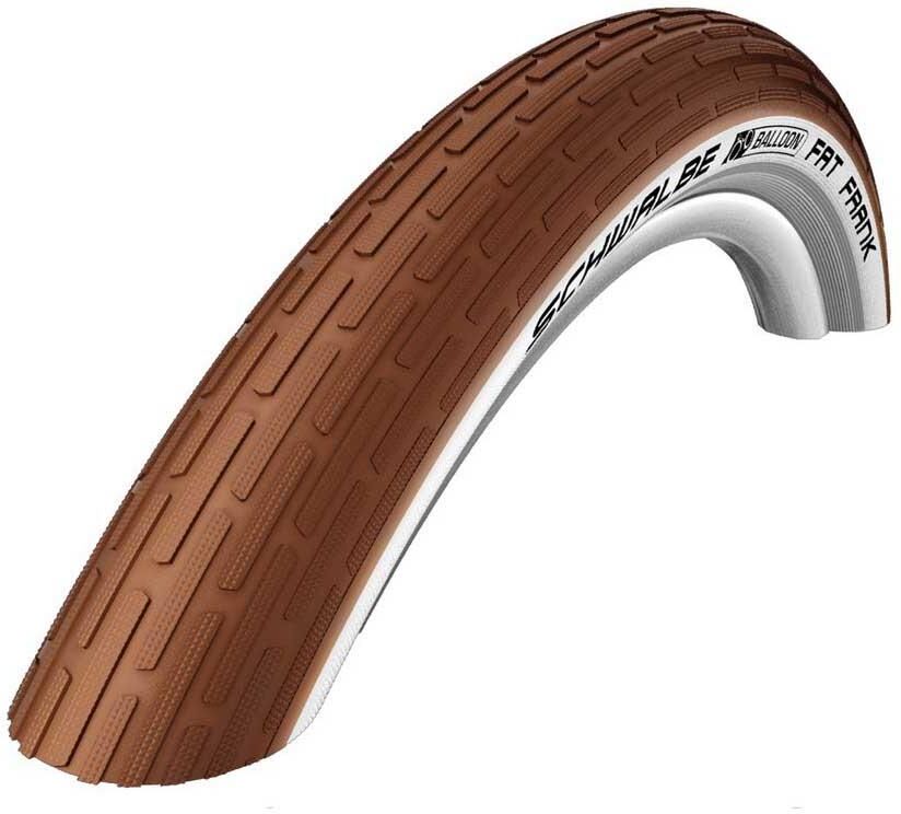 Schwalbe Fat Frank Hs375 Wired K-guard Sbc 28´´ X 2.00 Rigid Urban Tyre Brown / Whie Wall Reflex 28´´ x 2.00 unisex