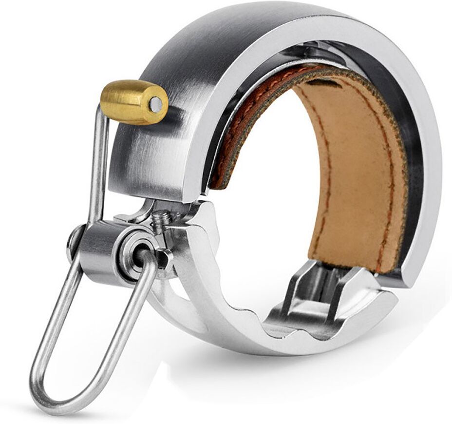 Knog Oi Luxe Large Bike Bell Silver One Size unisex
