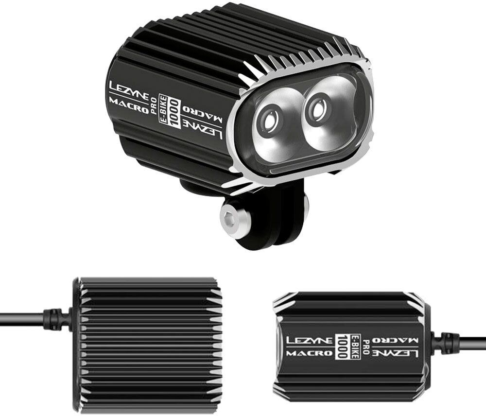 Lezyne E-bike Macro Drive 1000 Front Light Black 1000 Lumens unisex