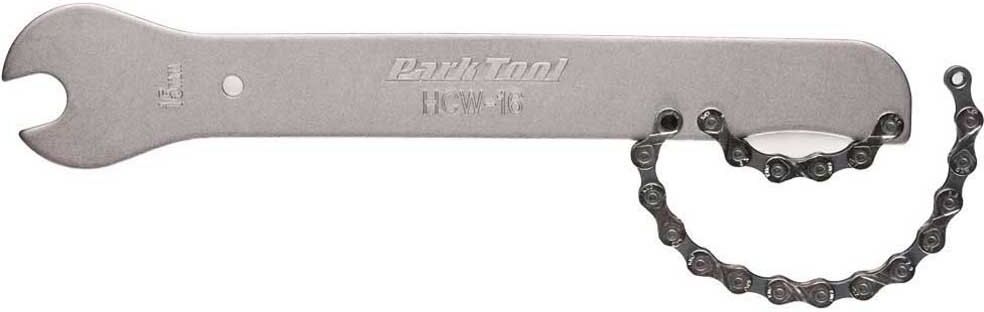 Park Tool Hcw-16.3 Chain Whip/pedal Wrench 15 Mm Pedal Wrench Silver One Size unisex