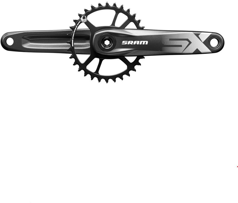 Sram Sx Eagle Powerspline Direct Mount Crankset Black 175 mm unisex