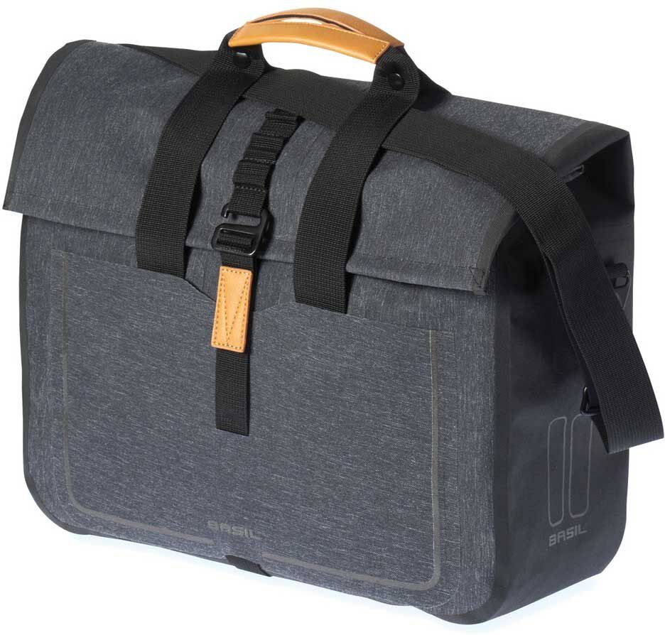 Basil Urban Dry Business Carrier Bag 20l Dark Grey One Size unisex