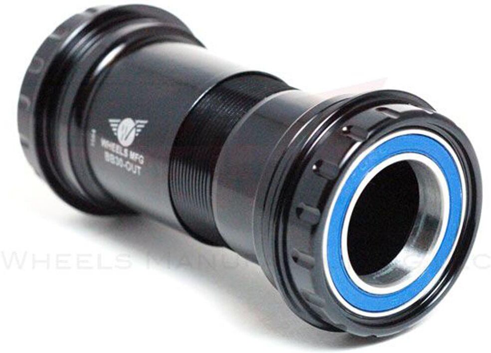 Wheels Manufacturing Bb30 Conversor Shimano 24 Mm Bottom Bracket Cups Black 68/73 mm unisex