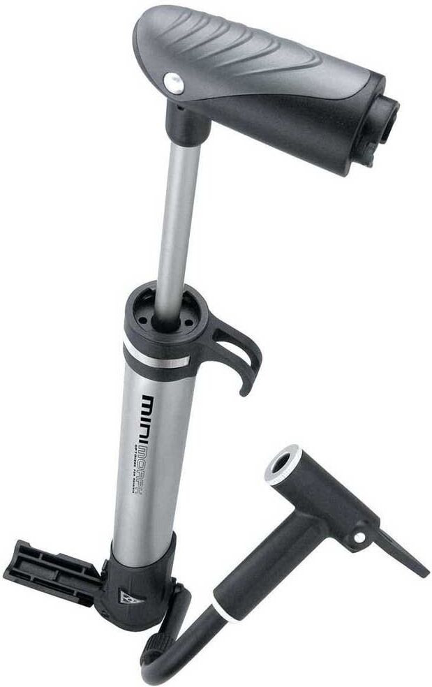 Topeak Morph Mini Pump Silver / Black 160 Psi unisex