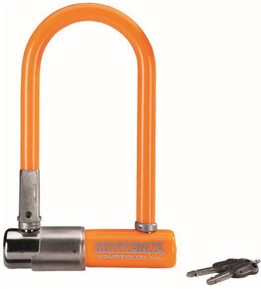 Kryptonite Kryptolok Mini 7 U-lock Orange 12.7 x 102 x 292 mm unisex