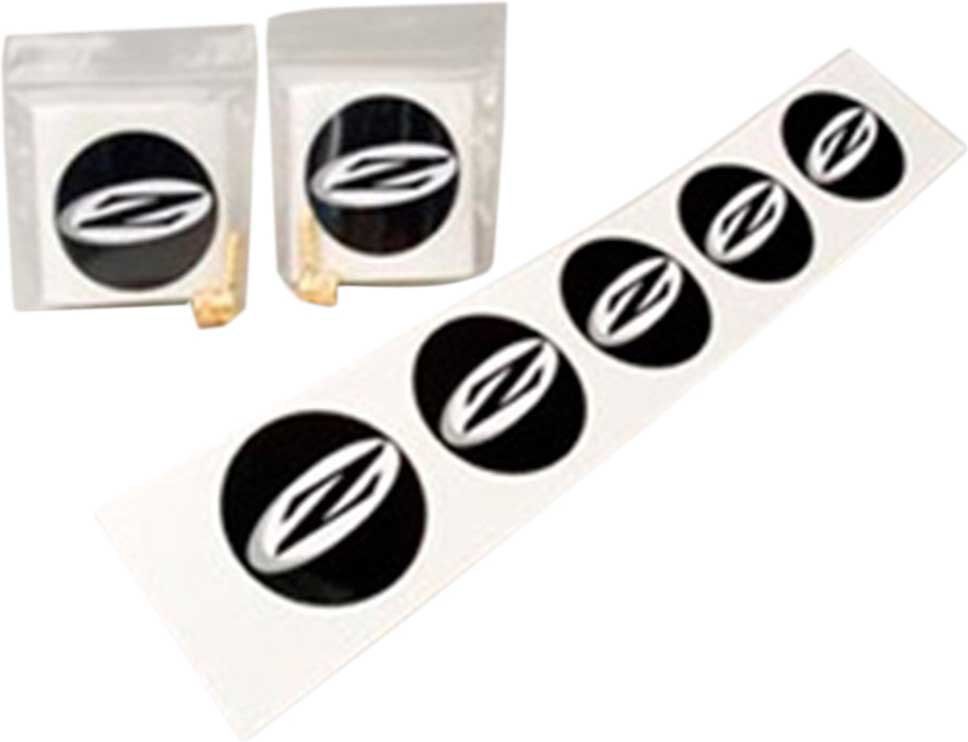 Sram Z-logo Valve Cover Patch Kit 5 Units Black One Size unisex