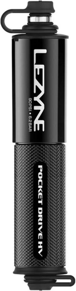 Lezyne Pocket Drive Hv Mini Pump Black 90 Psi unisex