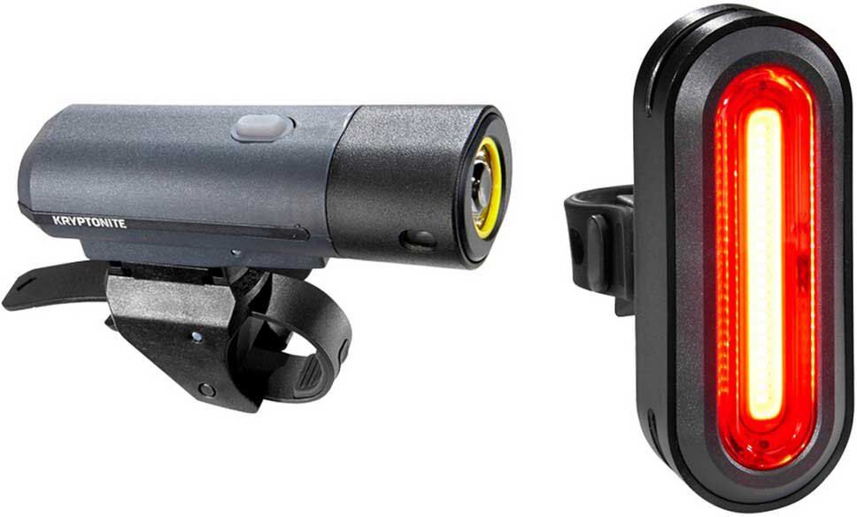 Kryptonite Alley F-650+avenue R-50 Cob Light Set Black 650/50 Lumens unisex