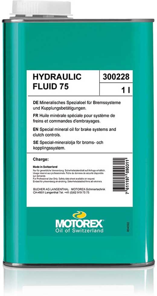 Motorex Hydraulic Fluid 75 1l Brake Oil Grey One Size unisex