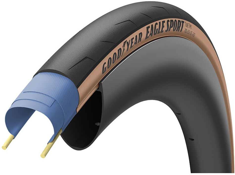 Goodyear Eagle Sport 60 Tpi 700c X 28 Road Tyre SkinWall 700C x 28 unisex