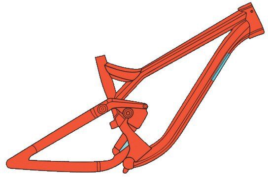 Ridewrap Shuttle Armor Frame Guard Stickers Matte One Size unisex