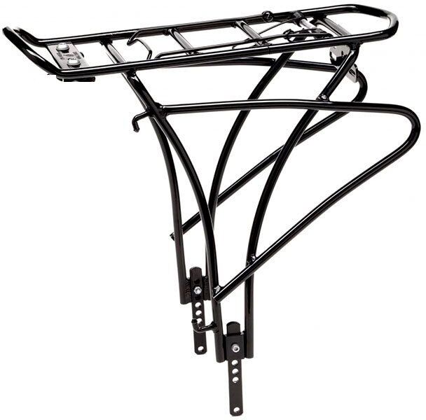 Bonin Adjustable Pannier Rack Black 24-28´´ unisex
