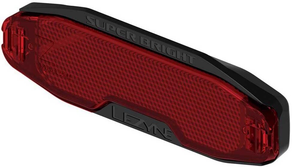 Lezyne E-bike Super Bright Stvzo Rear Light Red / Black 12 Lumens unisex