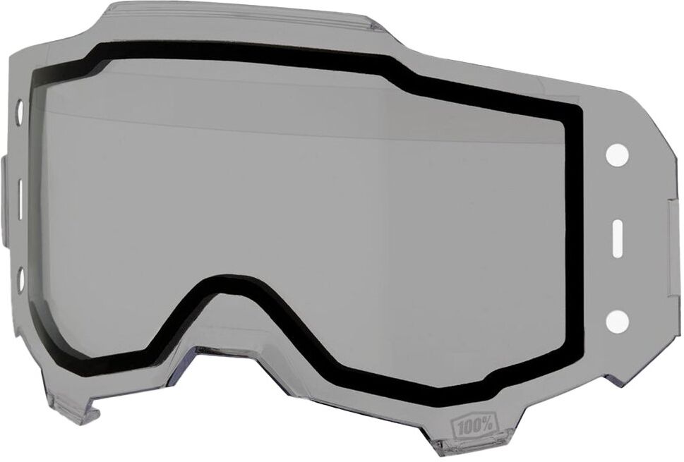 100percent Armega Forecast Replacement Lenses Clear Dual Pane Smoke/CAT0 unisex