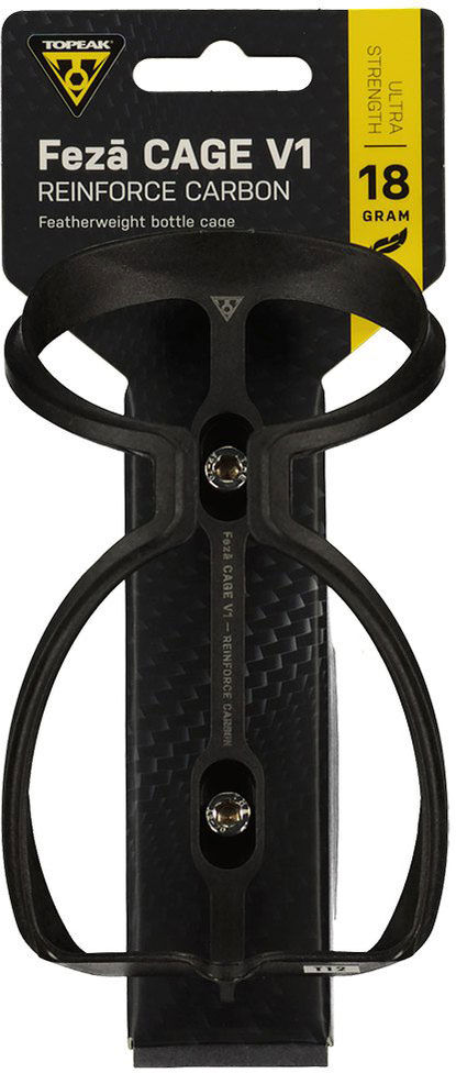 Topeak Feza V1 Reinforca Carbon Bottle Cage Black One Size unisex