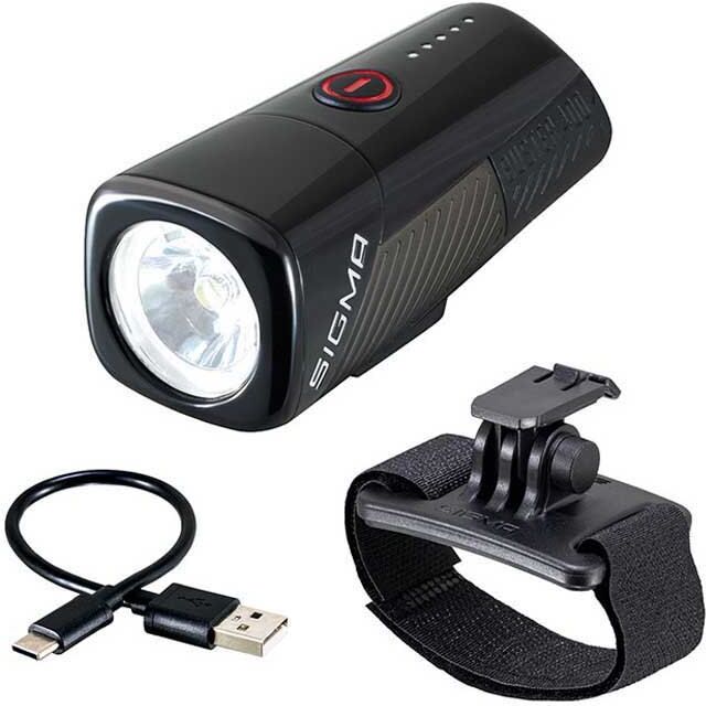 Sigma Buster 400hl Helmet Front Light Black 400 Lumens unisex