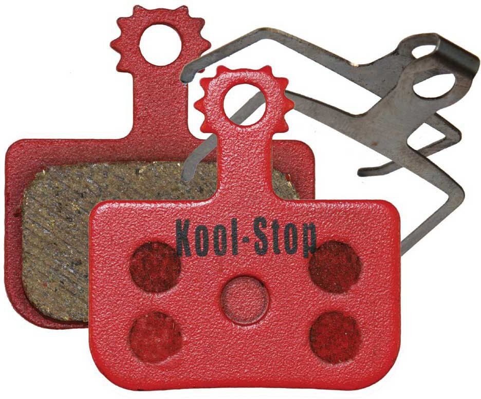 Kool Stop D-298 Force Axs Db1 Organic Disc Brake Pads Red / Grey One Size unisex